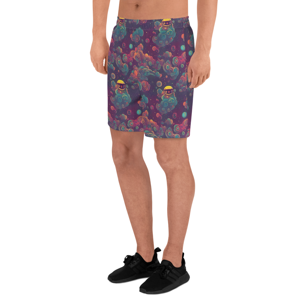 Men's Athletic Shorts - Nebula Dreamscape