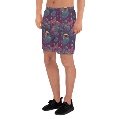 Men's Athletic Shorts - Nebula Dreamscape