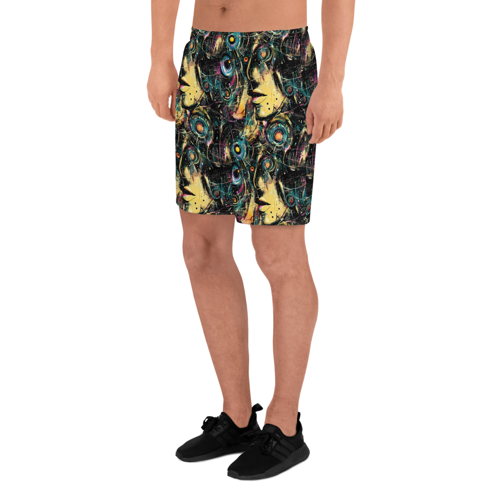 Men's Athletic Shorts - Celestial Echoes