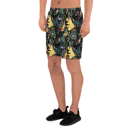 Men's Athletic Shorts - Celestial Echoes