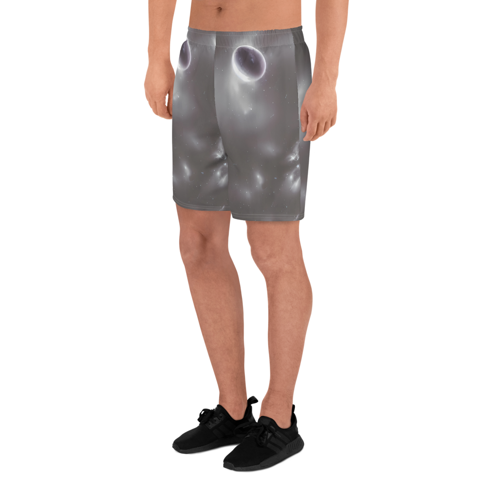 Men's Athletic Shorts - Silver Nebula