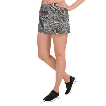 Women’s Athletic Shorts - Piranesi's Dream