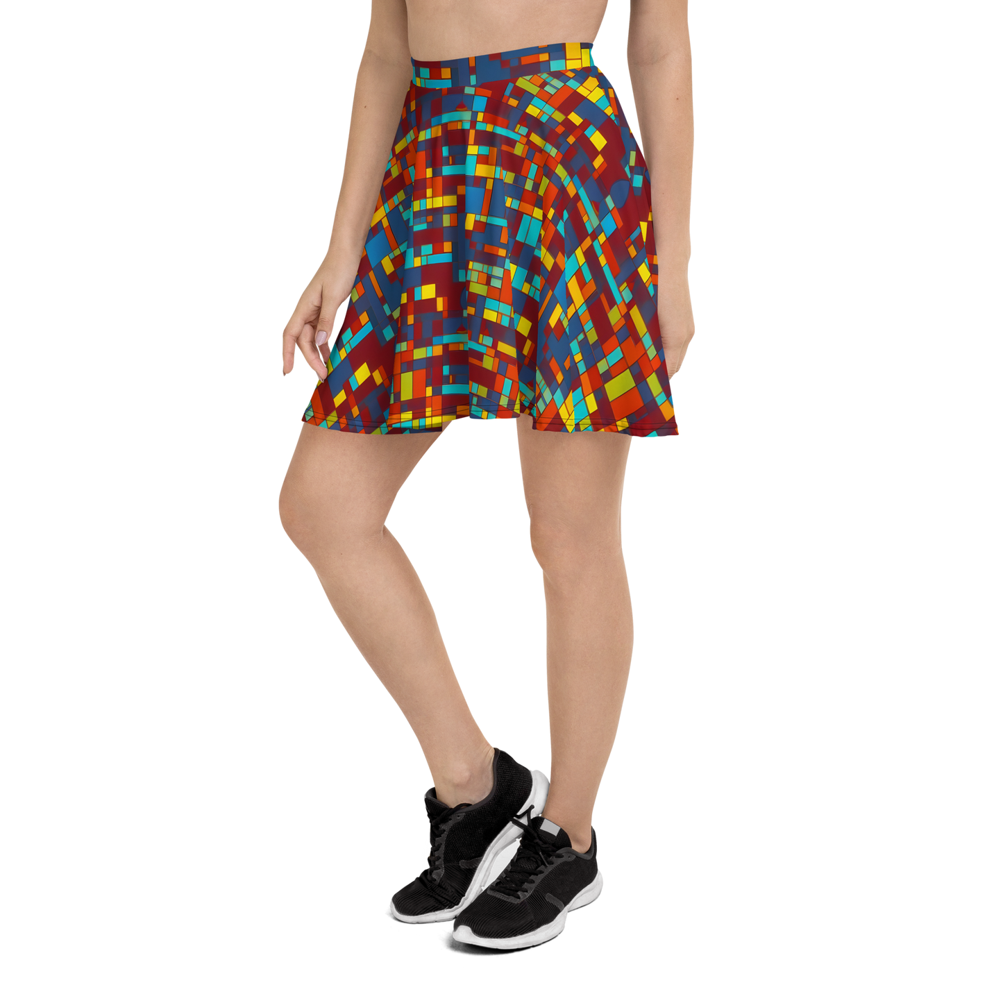 Skater Skirt - Astral Grid