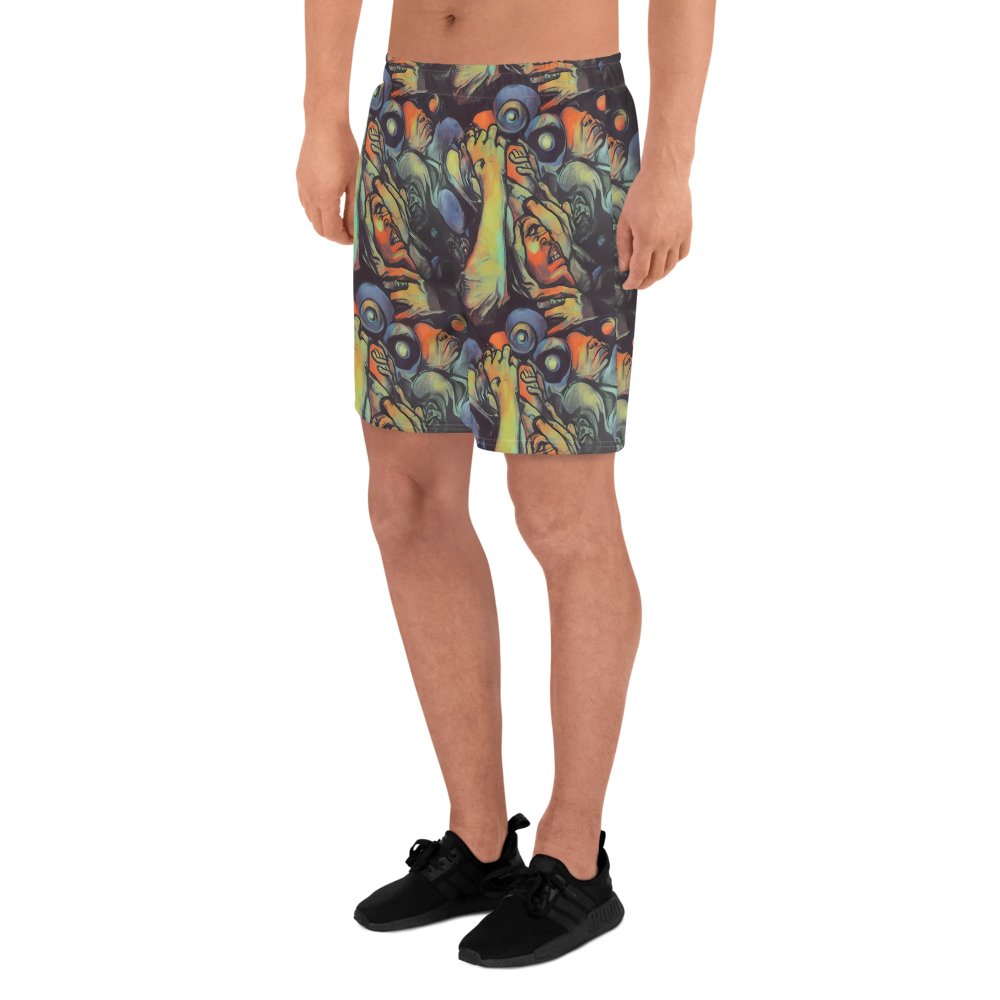 Men's Athletic Shorts - Cosmic Scream