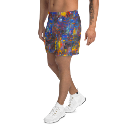 Men's Athletic Shorts - Abstract Conflux