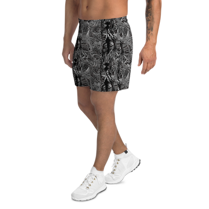 Men's Athletic Shorts - Mesmeric Tangles