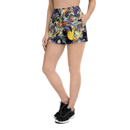 Women’s Athletic Shorts - Twilight Chaos