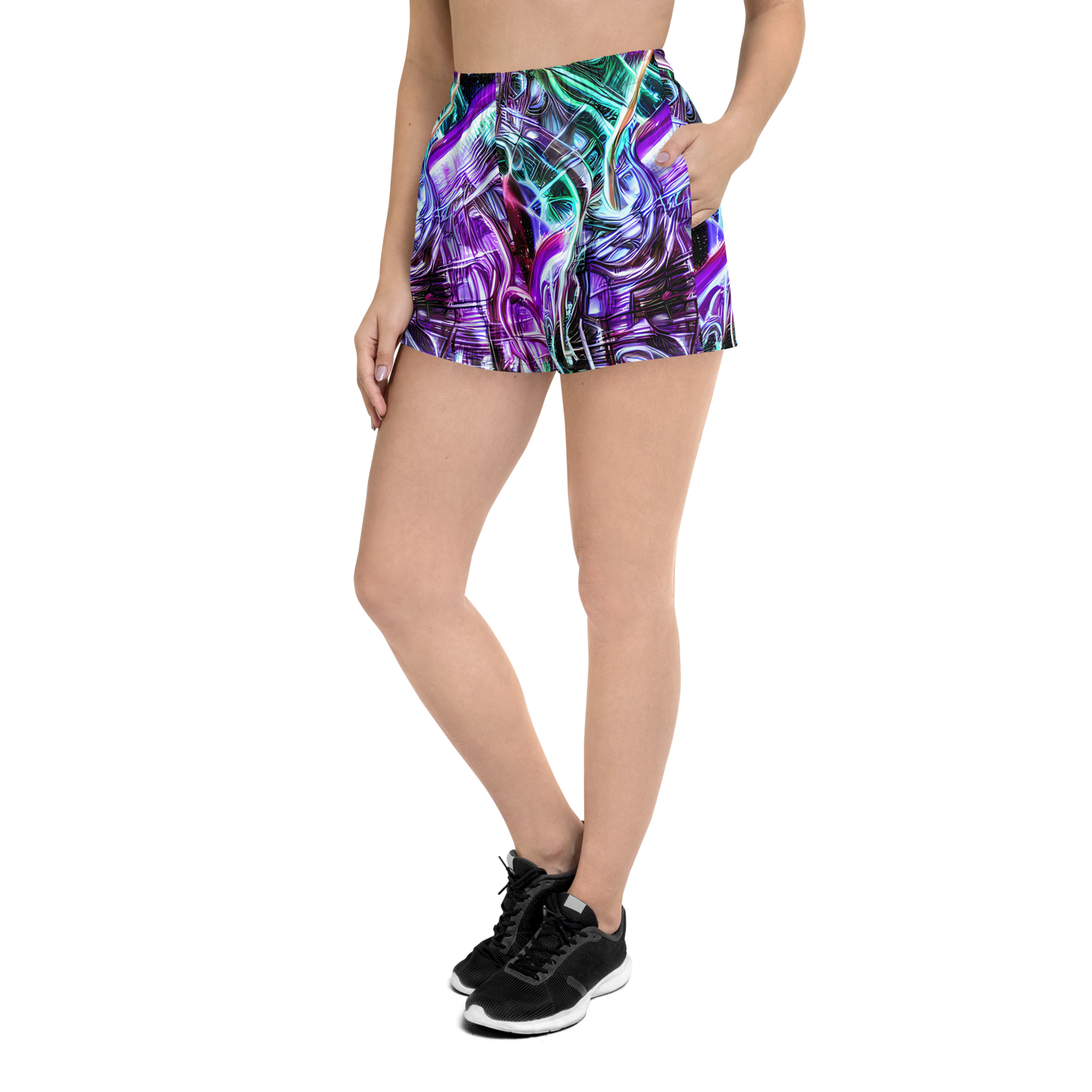 Women’s Athletic Shorts - Nebula Fusions