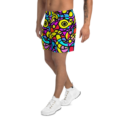 Men's Athletic Shorts - Radiant Chaos