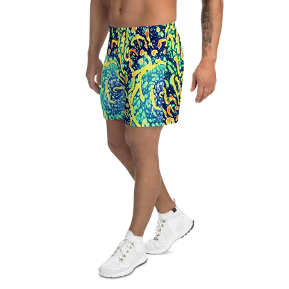 Men's Athletic Shorts - Vortex Glow