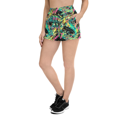 Women’s Athletic Shorts - Cyborg Whirl