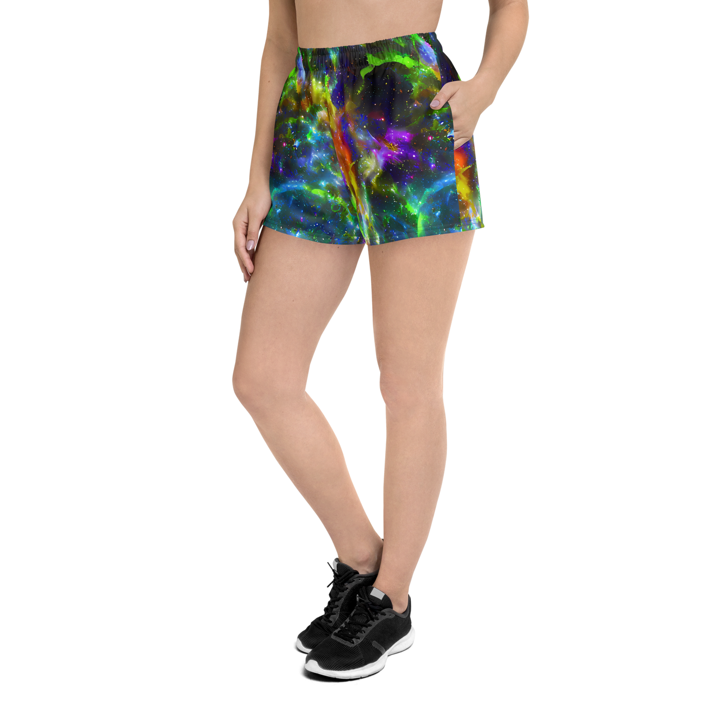 Women’s Athletic Shorts - Neer Nebula