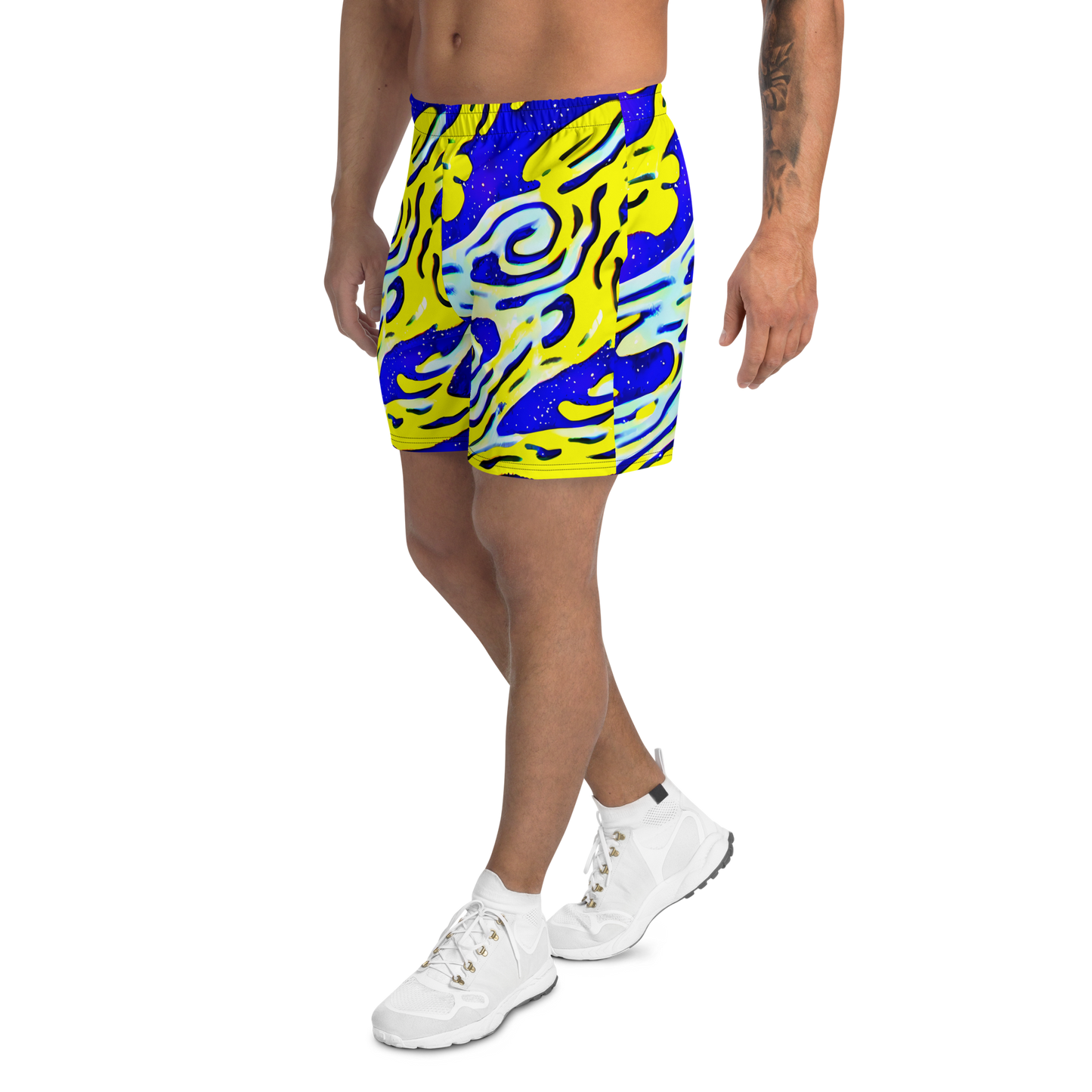Men's Athletic Shorts - Electric Horizon