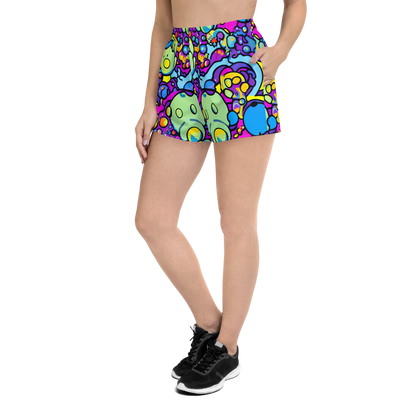 Women’s Athletic Shorts - Enchanted Orbs