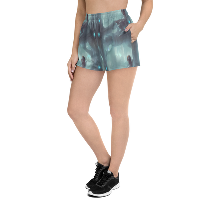 Women’s Athletic Shorts - Liquid Serenity