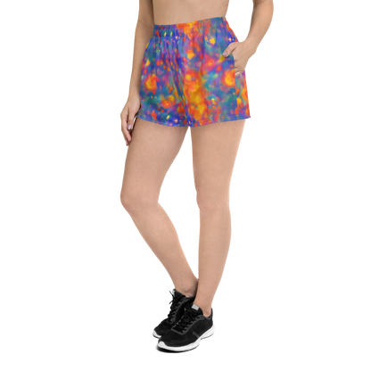 Women’s Athletic Shorts - Nolde Nebula