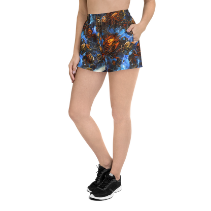 Women’s Athletic Shorts - Pimenov's Cosmos