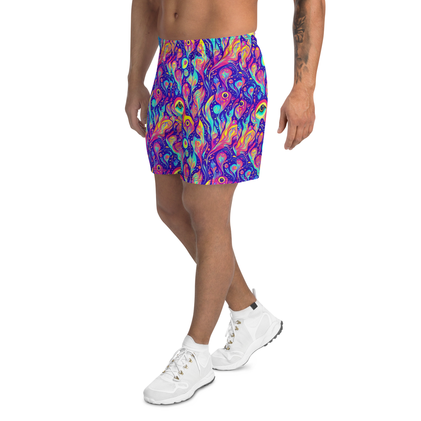 Men's Athletic Shorts - Mystic Petal Dance