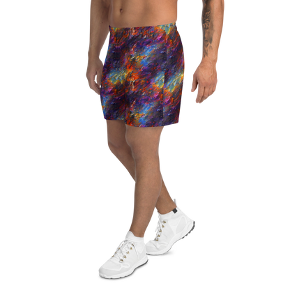 Men's Athletic Shorts - Auroral Ripples