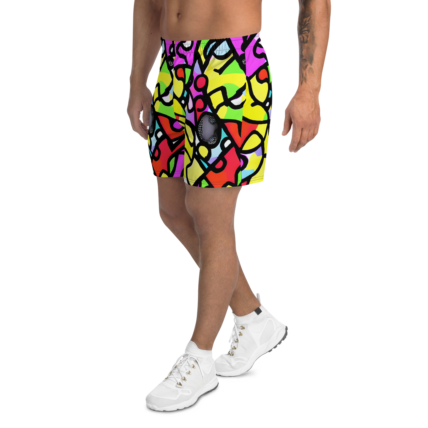 Men's Athletic Shorts - Vivid Serenade