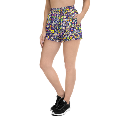 Women’s Athletic Shorts - Whimsical Eyescape