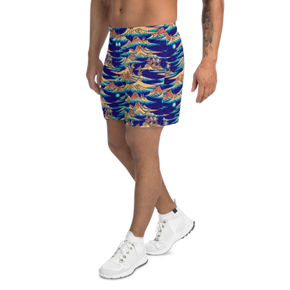 Men's Athletic Shorts - Mystical Mountain Mirage