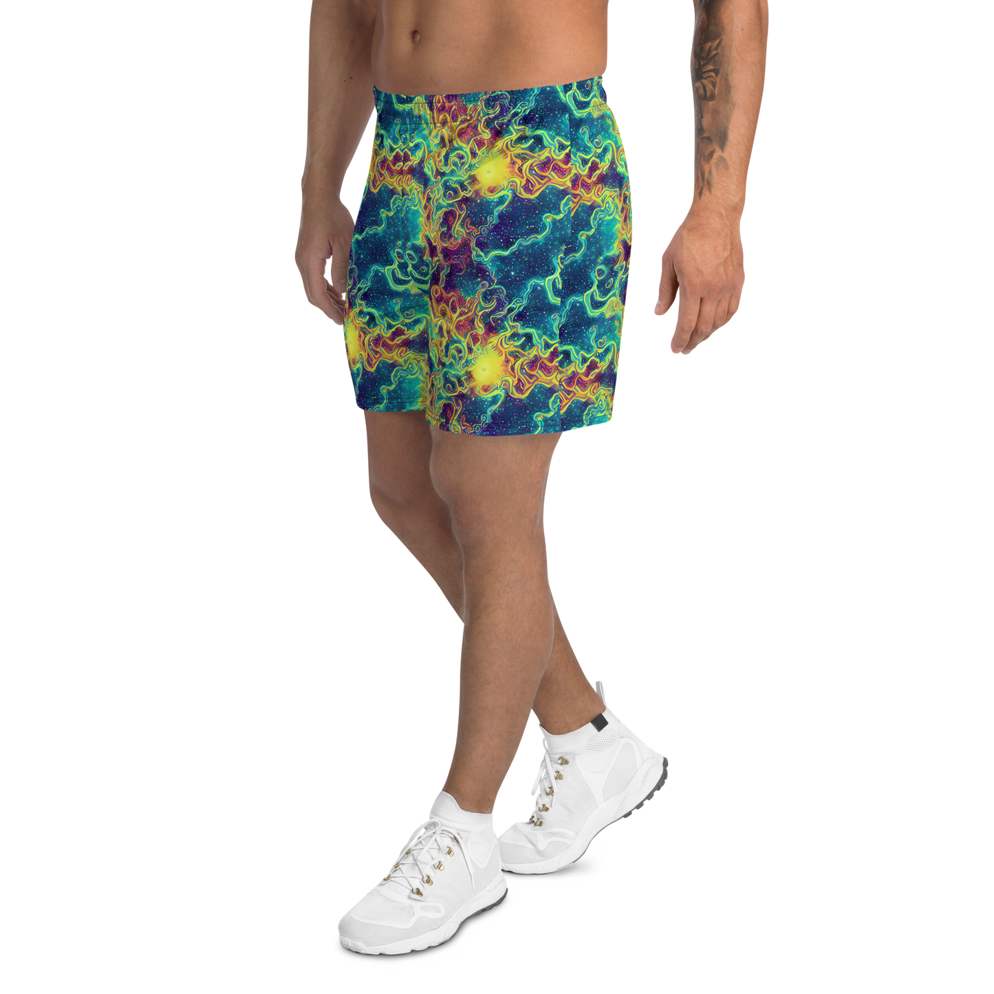 Men's Athletic Shorts - Echoed Pulses