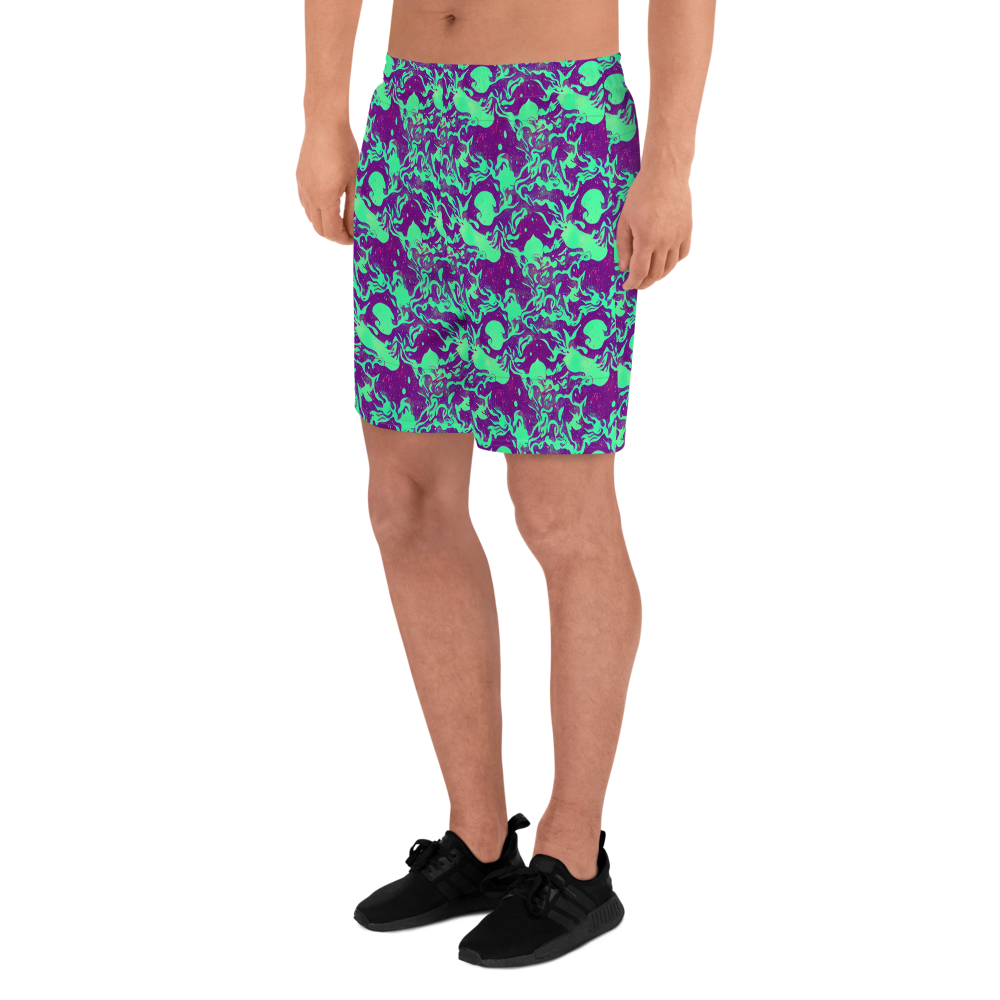 Men's Athletic Shorts - Alien Ripples