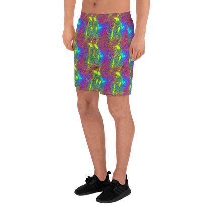 Men's Athletic Shorts - Prismatic Web