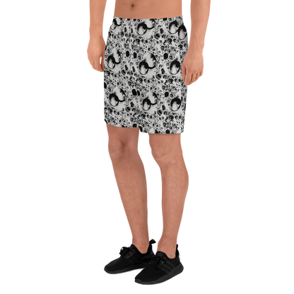 Men's Athletic Shorts - Crater Swirl