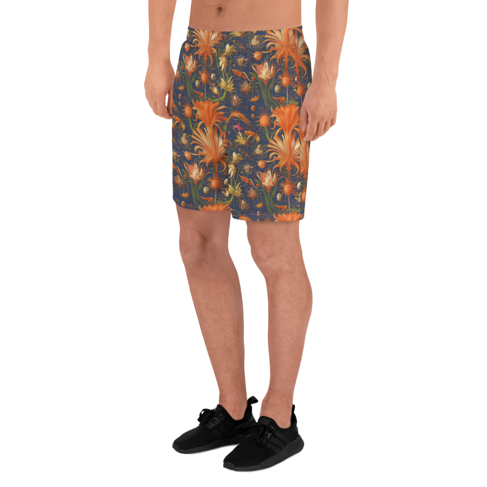Men's Athletic Shorts - Stellar Blooms