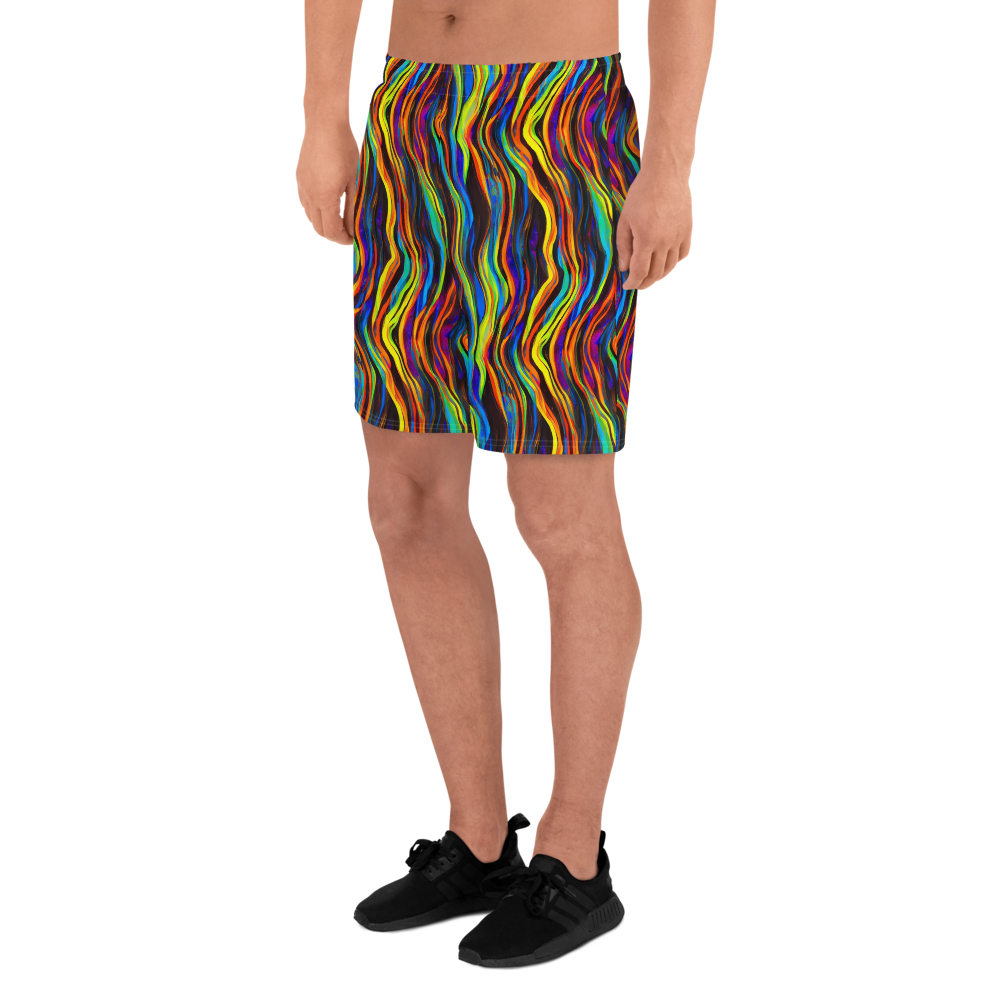 Men's Athletic Shorts - Celestial Waves