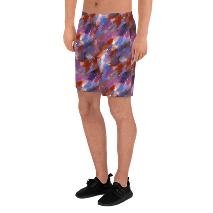 Men's Athletic Shorts - Celestial Brushstroke