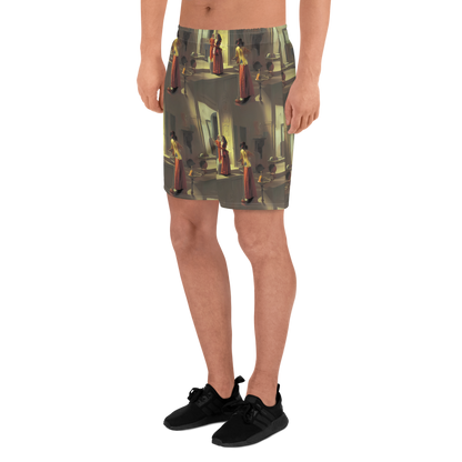 Men's Athletic Shorts - Surreal Shadows