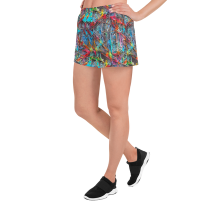 Women’s Athletic Shorts - Junkyard Jewel