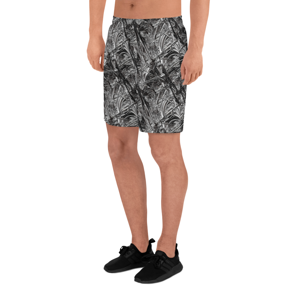 Men's Athletic Shorts - Gothic Whirlwind