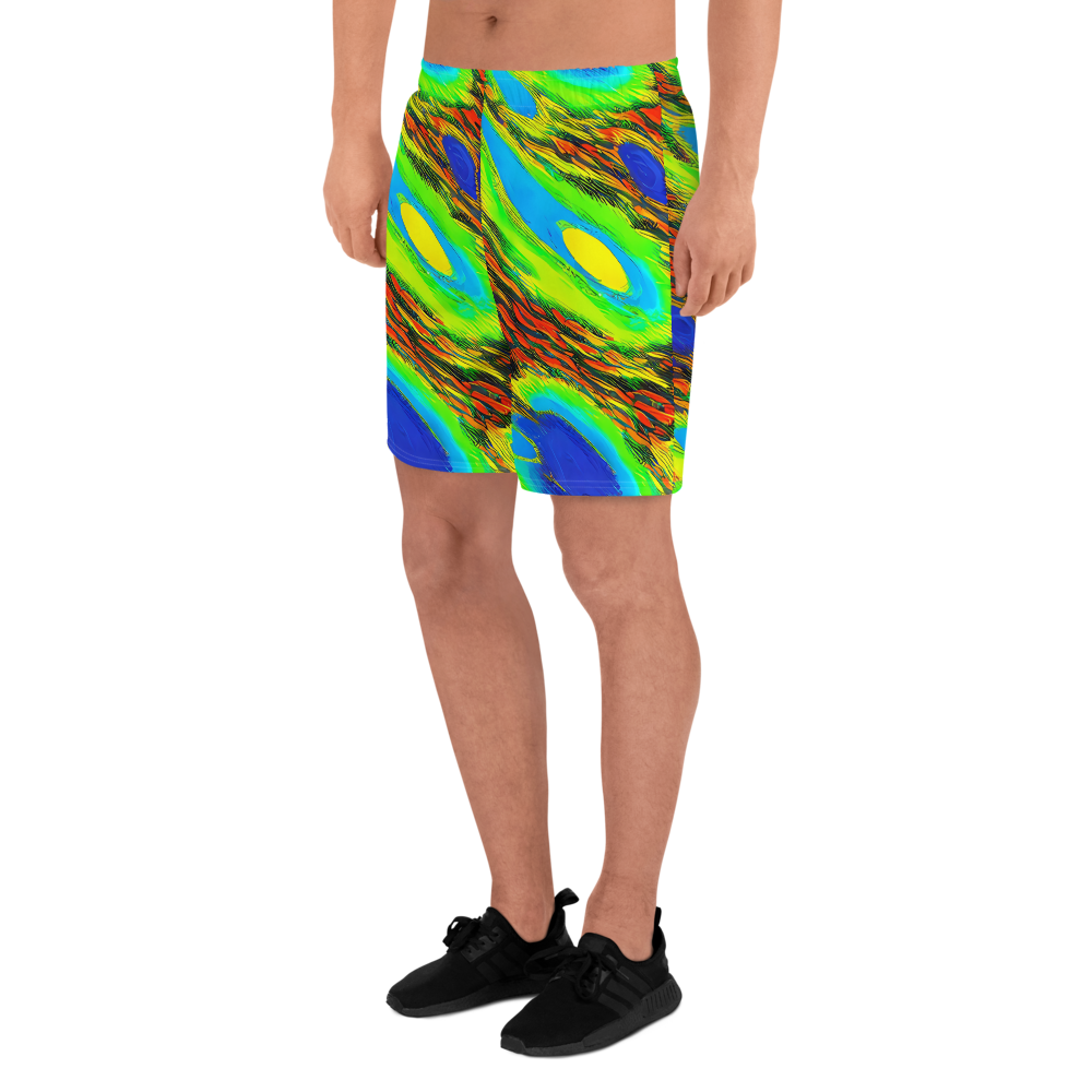 Men's Athletic Shorts - Hodgkin's Blaze