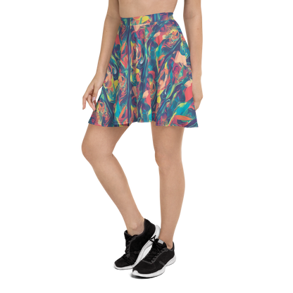 Skater Skirt - Neon Aurora