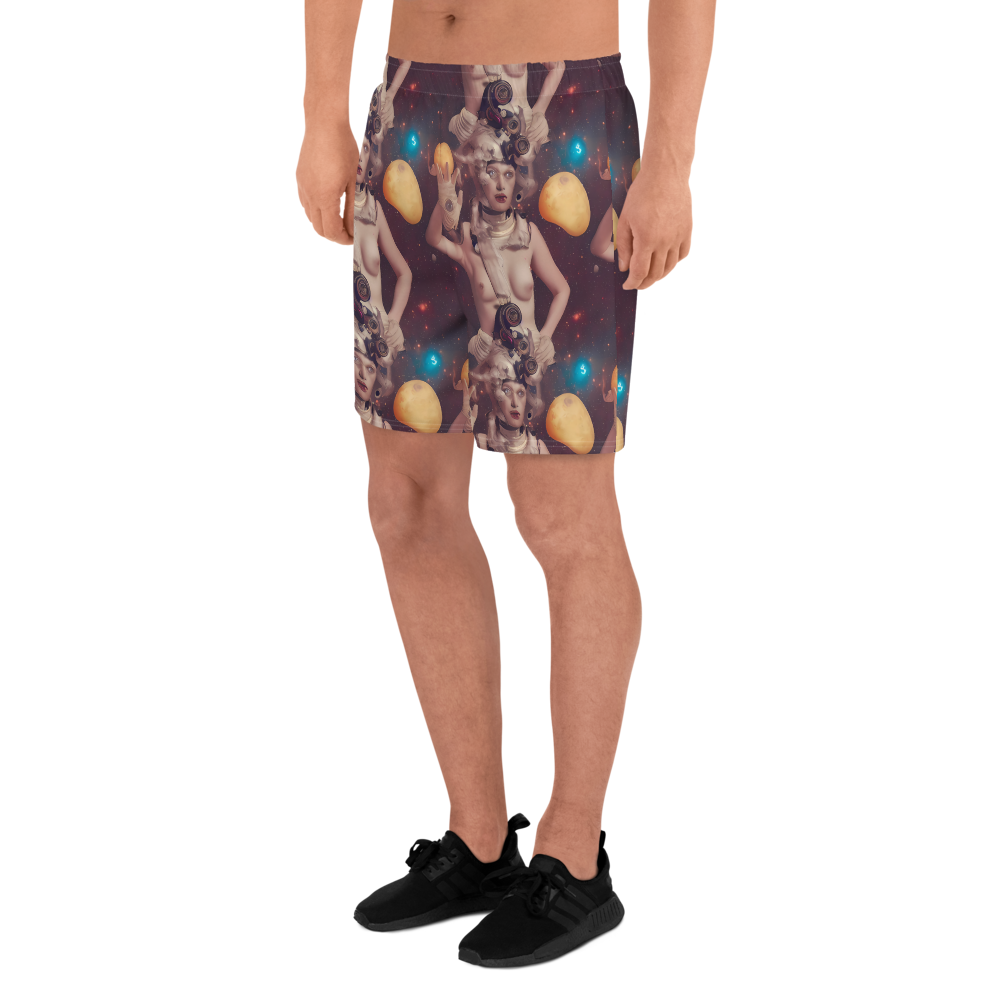 Men's Athletic Shorts - Nebula Siren