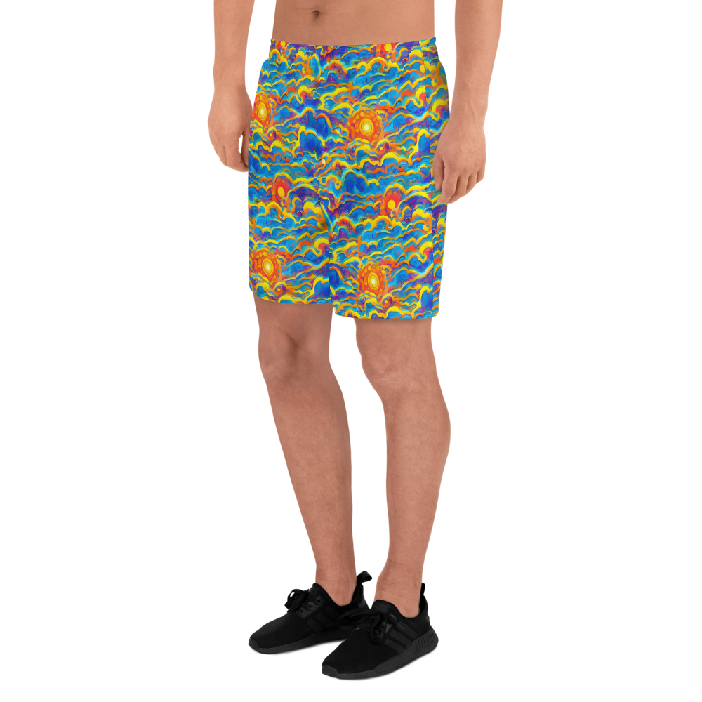 Men's Athletic Shorts - Chroma Ripple