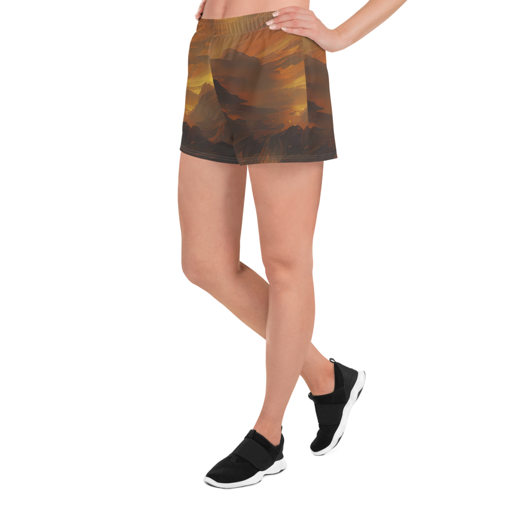 Women’s Athletic Shorts - Sunset Shores