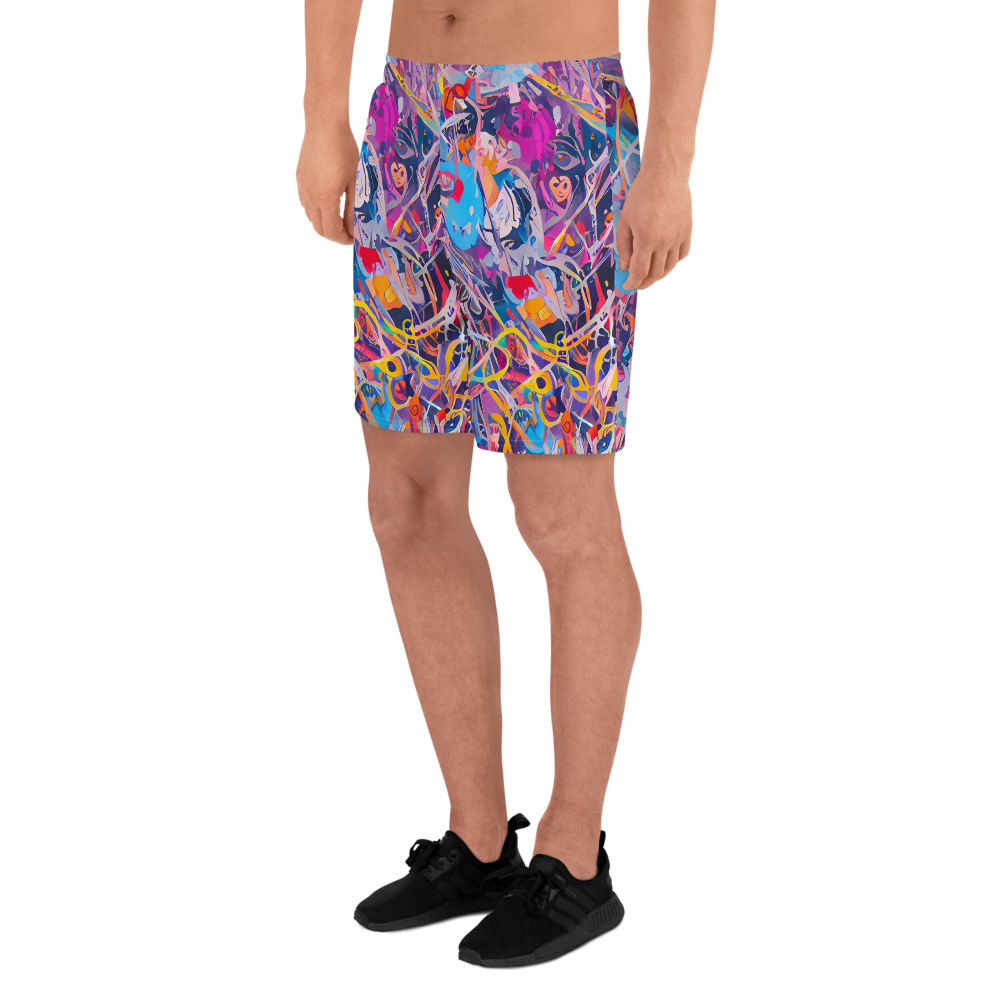 Men's Athletic Shorts - Vibrant Fusion