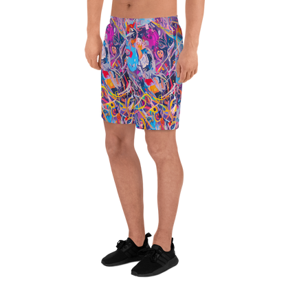 Men's Athletic Shorts - Vibrant Fusion