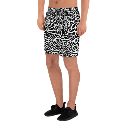 Men's Athletic Shorts - Monochrome Mystique