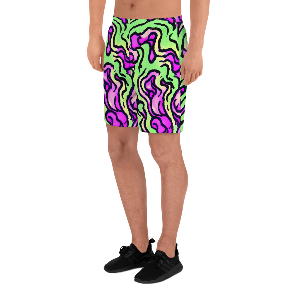 Men's Athletic Shorts - Mintchine Maze