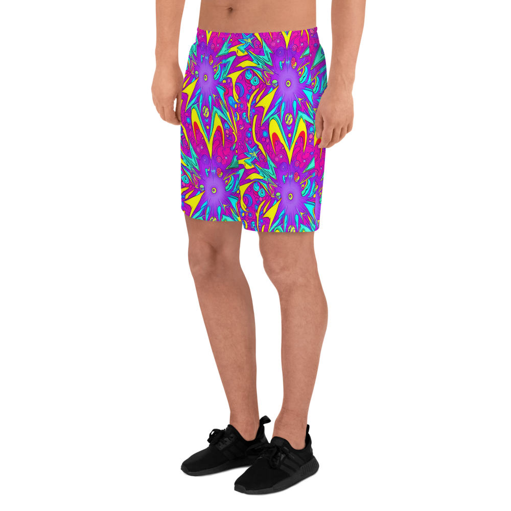 Men's Athletic Shorts - Nebula Radiance