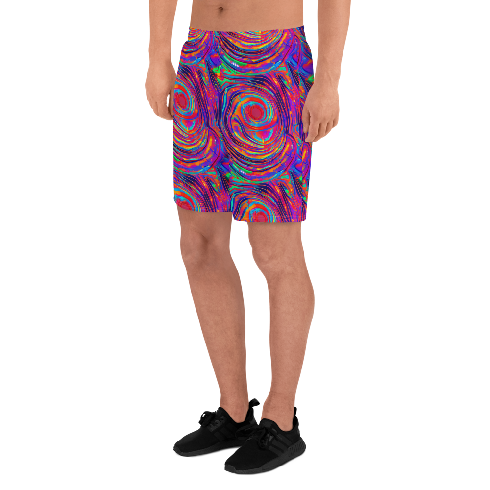 Men's Athletic Shorts - Quantum Spiral