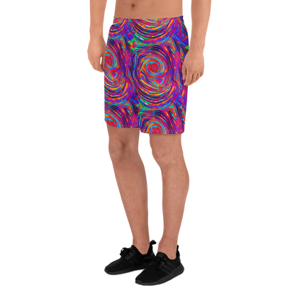 Men's Athletic Shorts - Quantum Spiral