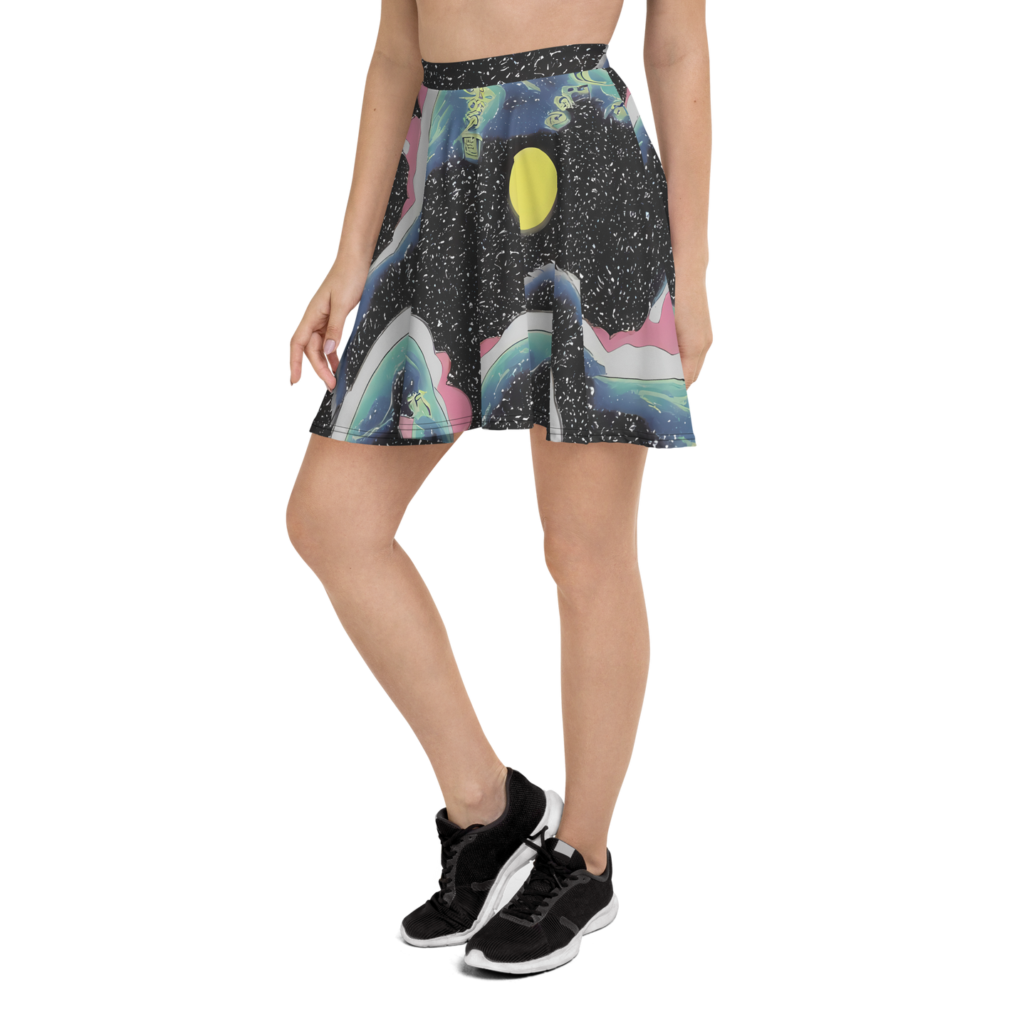 Skater Skirt - Lunar Waves