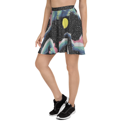 Skater Skirt - Lunar Waves